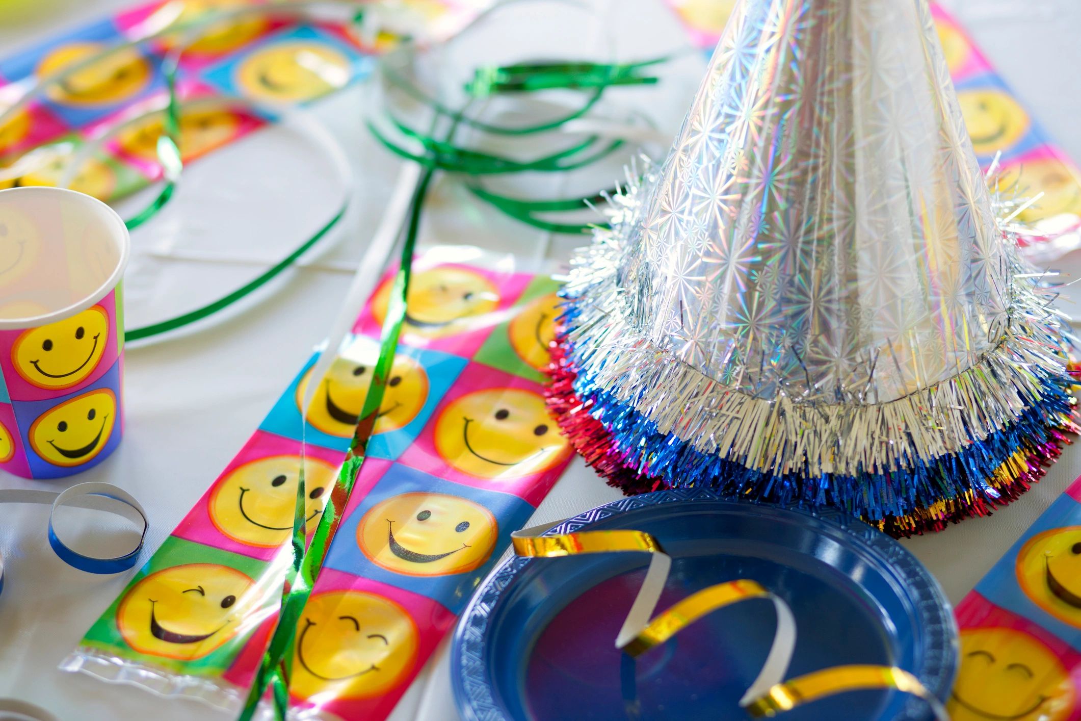Party decorations for a celebration